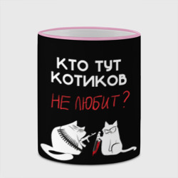 Кружка с полной запечаткой Кто тут котиков не любит - фото 2