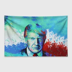 Флаг-баннер Дональд Трамп арт