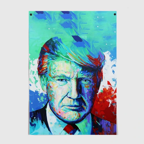 Постер Дональд Трамп арт