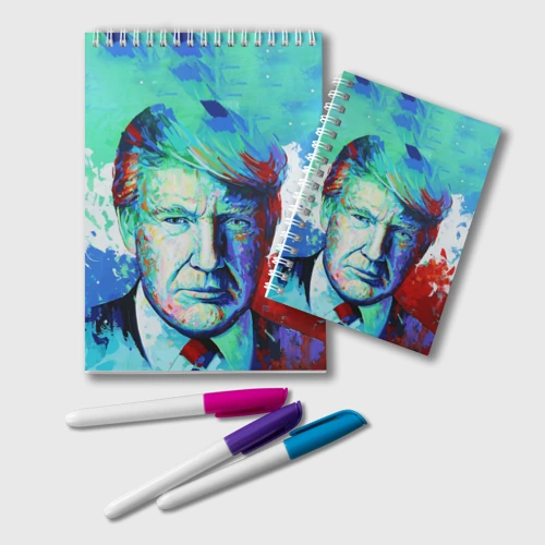 Блокнот Дональд Трамп арт