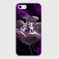 Чехол для iPhone 5/5S матовый Кафка Honkai star rail