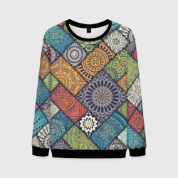 Мужской свитшот 3D Мандала орнамент