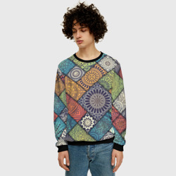 Мужской свитшот 3D Мандала орнамент - фото 2