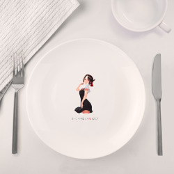 Набор: тарелка + кружка Госпожа   Кагуя Синомия   - фото 2