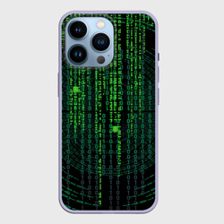 Чехол для iPhone 14 Pro Бинарная матрица