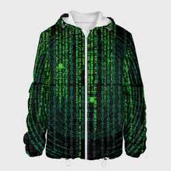 Мужская куртка 3D Бинарная матрица
