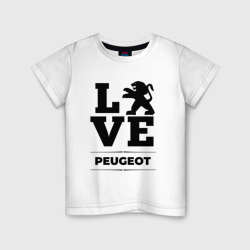 Детская футболка хлопок Peugeot Love Classic