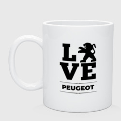 Кружка керамическая Peugeot Love Classic