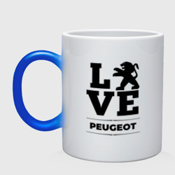 Кружка хамелеон Peugeot Love Classic