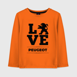 Детский лонгслив хлопок Peugeot Love Classic