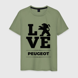 Мужская футболка хлопок Peugeot Love Classic