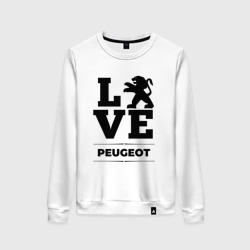 Женский свитшот хлопок Peugeot Love Classic