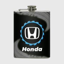 Фляга Honda в стиле Top Gear со следами шин на фоне