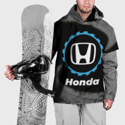 Накидка на куртку 3D Honda в стиле Top Gear со следами шин на фоне