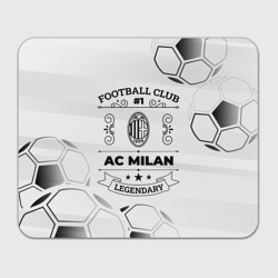 Прямоугольный коврик для мышки AC Milan Football Club Number 1 Legendary