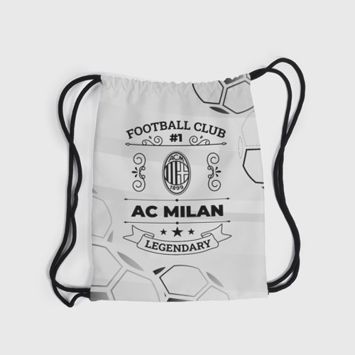 Рюкзак-мешок 3D AC Milan Football Club Number 1 Legendary - фото 6
