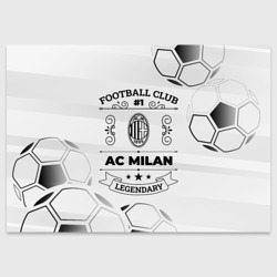 Поздравительная открытка AC Milan Football Club Number 1 Legendary