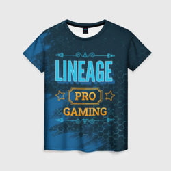 Женская футболка 3D Игра Lineage: pro Gaming