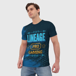 Мужская футболка 3D Игра Lineage: pro Gaming - фото 2