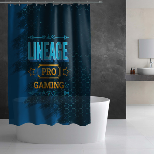 Штора 3D для ванной Игра Lineage: pro Gaming - фото 3