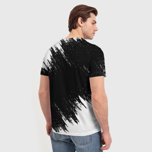 Мужская футболка 3D Санек ах*енный как ни крути, цвет 3D печать - фото 4