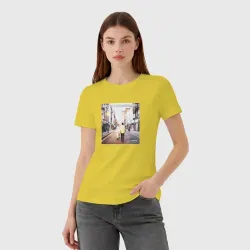 Женская футболка хлопок What's the story morning glory? - фото 2