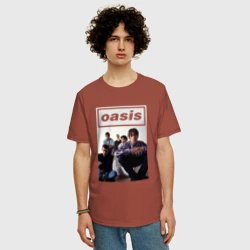 Мужская футболка хлопок Oversize Рок-группа Oasis - фото 2