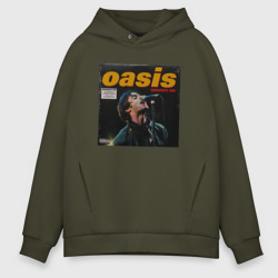 Мужское худи Oversize хлопок Альбом Knebworth 1996 группы Oasis