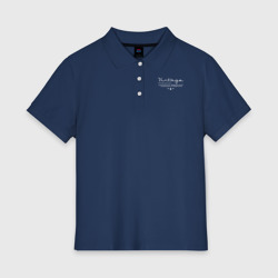 Женское поло хлопок Винтажная классика 1964