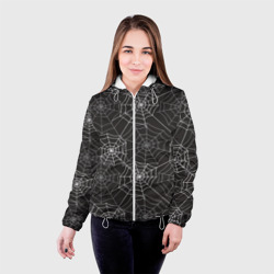 Женская куртка 3D Паутинка паттерн - фото 2