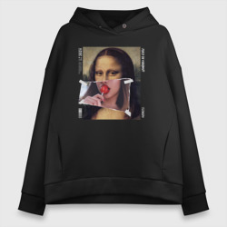 Женское худи Oversize хлопок Mona Lisa 202X modern