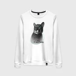 Женский свитшот хлопок Месси пума