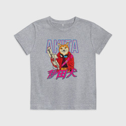 Детская футболка хлопок Japanese Akita Inu