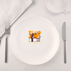 Набор: тарелка + кружка Sushi inu - фото 2