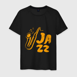 Jazz Music – Мужская футболка хлопок с принтом купить со скидкой в -20%