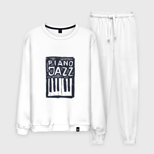 Мужской костюм хлопок Piano Jazz