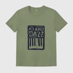 Мужская футболка хлопок Piano Jazz