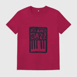 Мужская футболка хлопок Piano Jazz