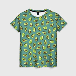 Веселый авокадо  – Женская футболка 3D с принтом купить со скидкой в -23%