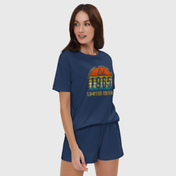 Женская пижама с шортиками хлопок Легендарная потрясающая эпопея с 1965 года ограниченный выпуск - фото 2