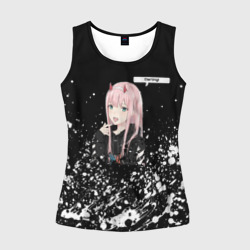 Женская майка 3D Zero Two Darling