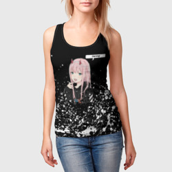 Женская майка 3D Zero Two Darling - фото 2