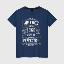 Женская футболка хлопок Винтажное совершенство 1966