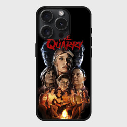 Чехол силиконовый для Apple iPhone 15 Pro матовый The Quarry Все Персонажи