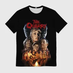 Мужская футболка 3D The Quarry Все Персонажи