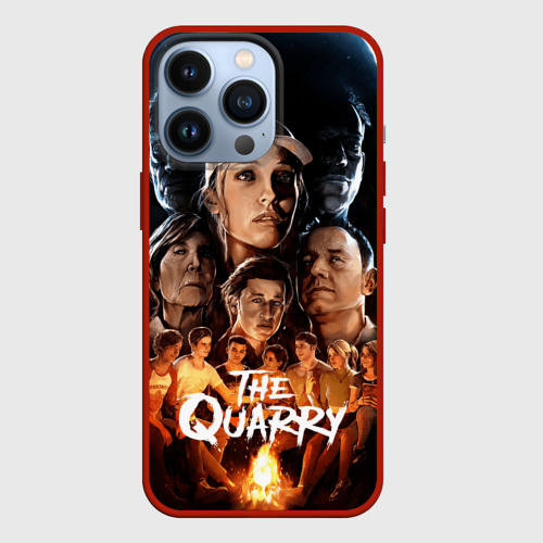 Чехол для iPhone 13 Pro The Quarry Монстр и Персонажи, цвет красный