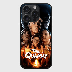 Чехол силиконовый для Apple iPhone 15 Pro матовый The Quarry Монстр и Персонажи