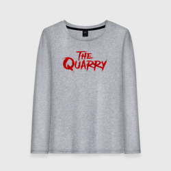 Женский лонгслив хлопок The Quarry logo