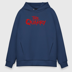 Мужское худи Oversize хлопок The Quarry logo