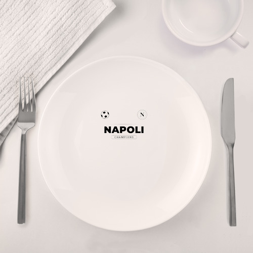 Набор: тарелка + кружка Napoli Униформа Чемпионов - фото 4